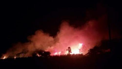 URGENT Fire in Astabal Antar in ancient Egypt and pay 7 extinguishing cars