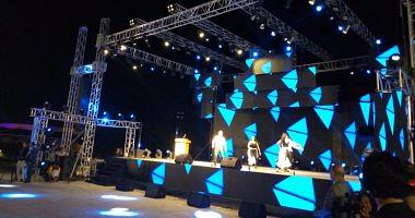 The closing ceremony of the Ismailia Festival at its 22 images