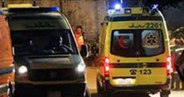 Fifteen people were injured in a transport vehicle on the coastal international road in Kafr El Sheikh