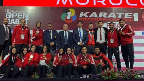 The Egyptian Karate Sports Minister makes achievements in the World League in the West