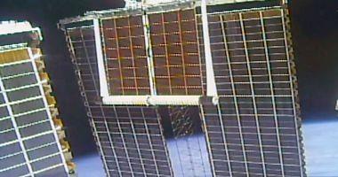 The success of a new solar panel on the space station