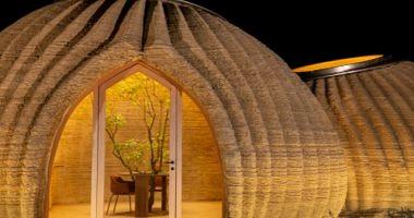 Future housing first design of 3D printing clay in Italy Photos