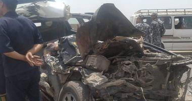 Two people were killed and 2 injured in two car collision in Sokhna
