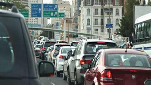 Traffic conversions with martyr martyr in Nasr City to carry out the top bridge