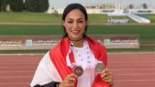 Basant Hamida after the two golds of the Mediterranean session proud of making a record for Egypt