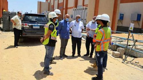 Housing officials are inspecting the tenth electricity transformers of Ramadan