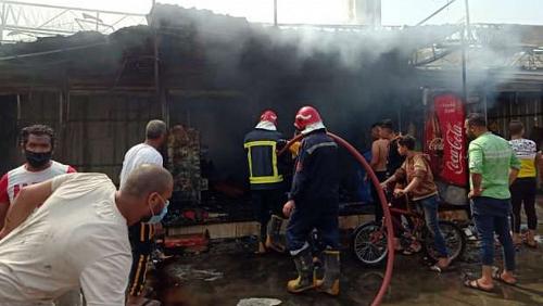 Cairo Diamond Electric Behind Ahmed Helmy Market Fire