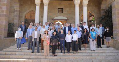 The Ambassadors of the European Union visits the mosque of Tabga AlMardhani and the door of the minister