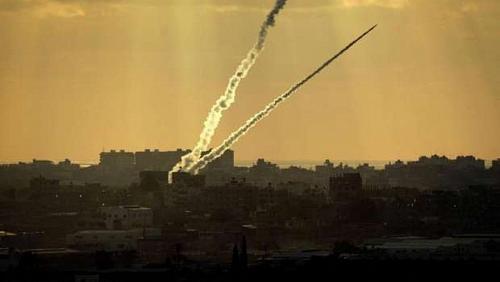 Palestinian factions launch 8 experimental missiles towards the Mediterranean