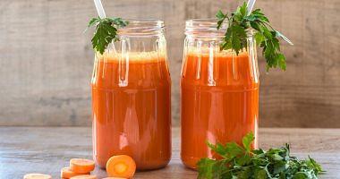 The benefits of many health carrot juice include weight loss and improve immunity