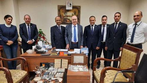 Cairo airport customs foil 3 attempts to smuggle narcotic tablets and ivory articles