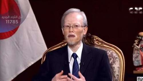 The Ambassador of Japan in Cairo Mahmoud alArabi has been affected by his will