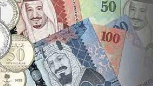 The price of the Saudi riyal against the Egyptian pound in the middle of todays trading