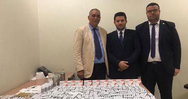 Cairo airport customs sets an attempt to smuggle a quantity of medicines