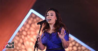 Marwa Naji sees the audience of the Arab music festival in beautiful time songs