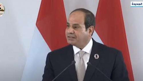 Sisi arrives at the headquarters of a graduation ceremony of new batches of military college students