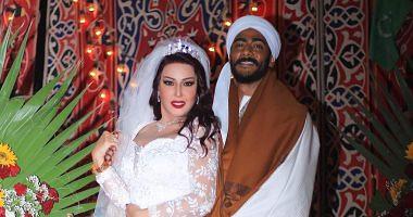 Star in the wedding dress in Ramadan drama 2021 here yarn helm and their sweet
