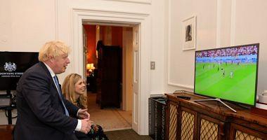 Britains Prime Minister is following England against Germany in Euro 2020