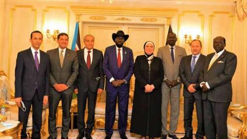 The President of Southern Sudan is an investigating Egyptian move to achieve development in state sectors