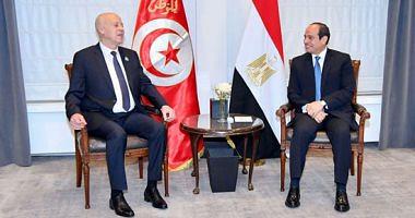 The Sisi president affirms the continued support for Qais Said measures to stabilize Tunisia