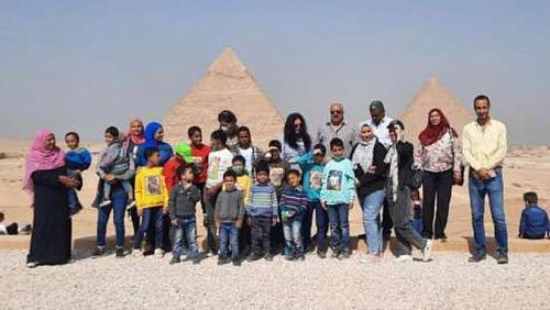 Tourism organizes childrens trips to the foreseon of Baron and Mohammed Ali and the pyramids