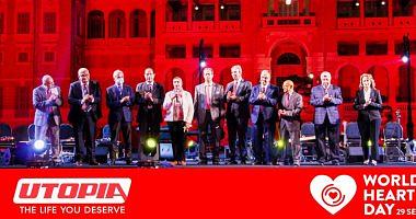 Utopia celebrates the World Heart Day at the Palace of the dome