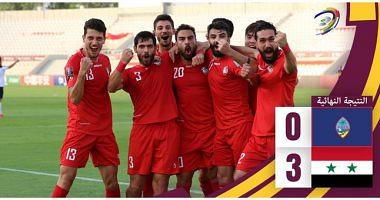 Syria qualifies for the Asia Cup and the crucial stage of the World Cup qualifiers