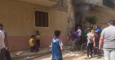 An elderly injured in fire in the house of peace in Ismailia