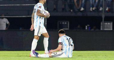 Messi is threatened by the meeting of Argentina against Uruguay because of injury