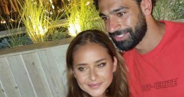 Nelly Karim in pictures with the star Mohammed Salah and attached we love him