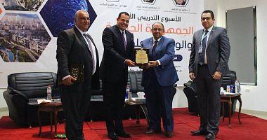 Media is honored by Ayman Adly in Mansoura after a lecture on information awareness