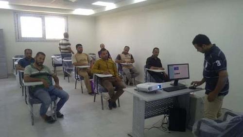 The start of the training program in Egypt for spinning and fabric in the Grand Mahalla