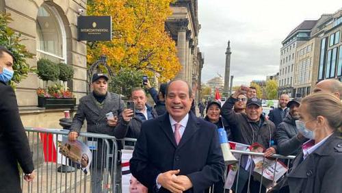Egyptians in Scotland revealed the scenes for the Sisi president said under your order