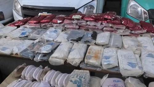 410 hashish was seized with 3 million pounds in Alexandria