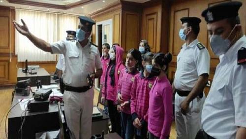 Visit of school students for police officers in Menoufia