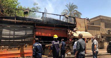 Initial investigations indicate that there is no criminal suspicion in a fire sale in Dokki