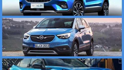 MG ZS and Crossland and Peugeot 2008 Best SUV cars in early 2021