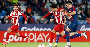 Atletico Madrid stumble in front of Levante draw 2 2 in Spanish league