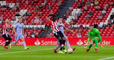 Summary and goals of Athletic Bilbao vs Barcelona in the Spanish league video