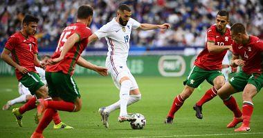 The euro Benzema recorded two goals in front of Portugal in the same micro and second