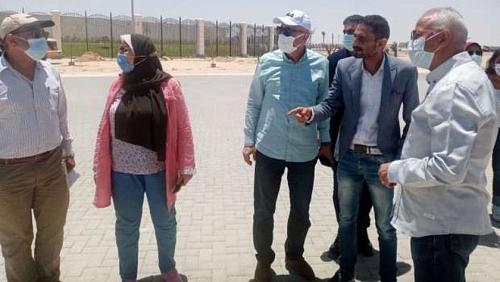 Housing officials are inspecting the beach walkway and the University of Alamein International