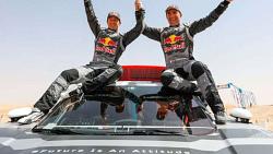 اول لقب في الصحراء سياره RS Q etron تفوز في رالي ابوظبي
