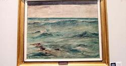 شاهد لوحه الامواج اقدم لوحات متحف الفن الحديث من رسمها؟