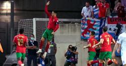رونالدو يقود منتخب البرتغال للتقدم على لوكسمبرج 3 0 فى الشوط الاول
