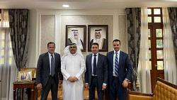 رئيس البرلمان العربي يلتقي مندوب الكويت لدى جامعه الدول العربيه
