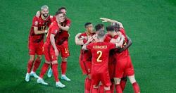 اهداف السبت منتخب بلجيكا يضرب روسيا بثلاثيه في اليورو وفوز ودي للمغرب