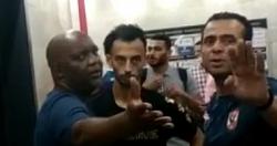 موسيماني يجتمع مع عبد القادر بعد اسقاط سموحه برباعيه فيديو