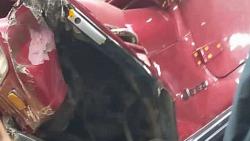 فيديو حصري يوثق لحظه سقوط سياره من اعلى محور صفط اللبن