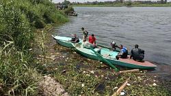 انتشال جثه شاب غرق في نهر النيل بالعياط