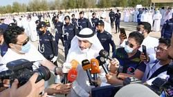 الجنازة الرسمية الشعبية لشرطي جريمة المهبولة عبدالعزيز الرشيدي في الكويت